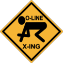 Roadsign Offensive Line Crossing
